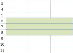 Alternating Rows and Columns in Excel