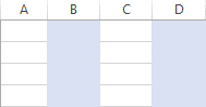 Alternating Rows and Columns in Excel