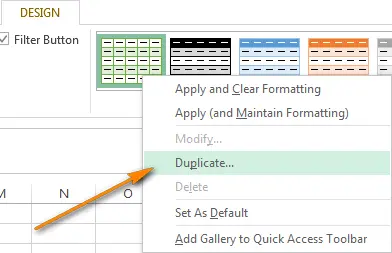 Alternating Rows and Columns in Excel