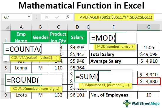Excel 中的数学函数概述（第 2 部分）。 不应该被遗忘的功能（在哪里可以找到 Excel 的屏幕截图）