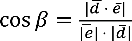 Angle between line and plane