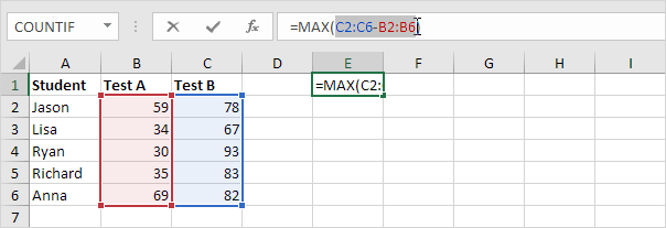 Array formulas