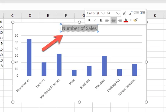 Bar chart in Excel