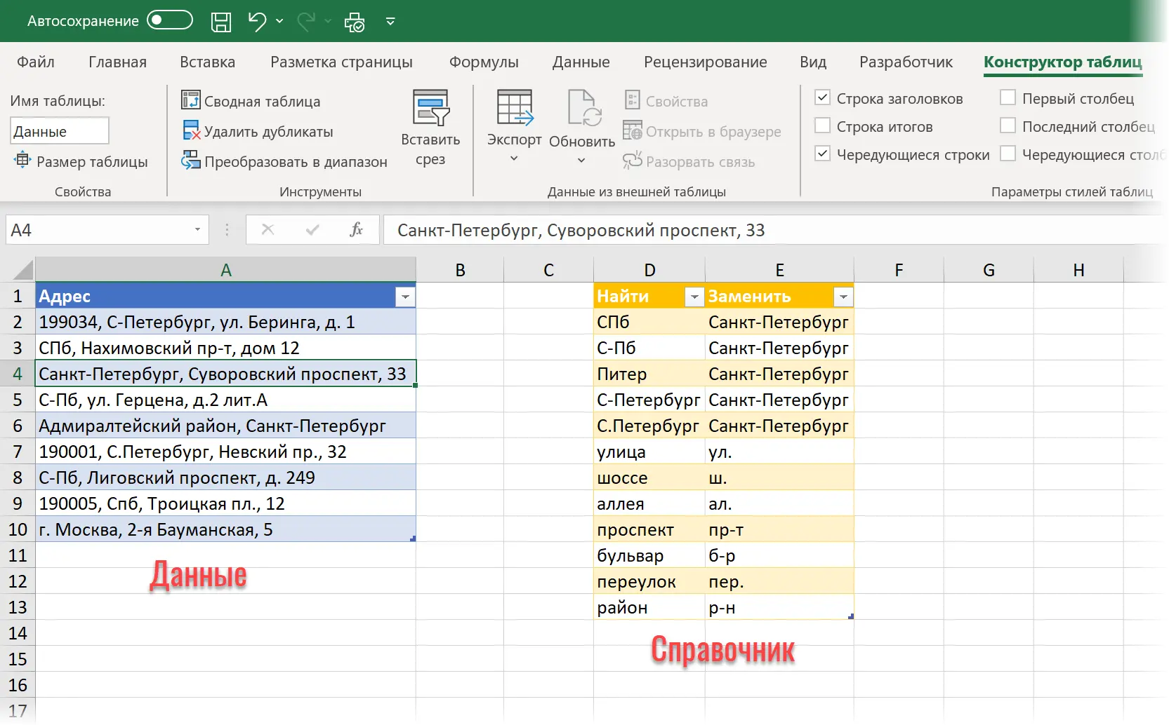 Bulk text replacement in Power Query with List.Accumulate function