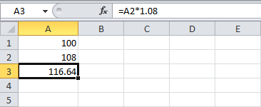 Calculating Compound Interest in Excel