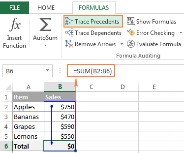 Omsendbrief verwysing in Excel. Hoe om te vind en uit te vee - 2 maniere