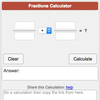 Common denominator calculator