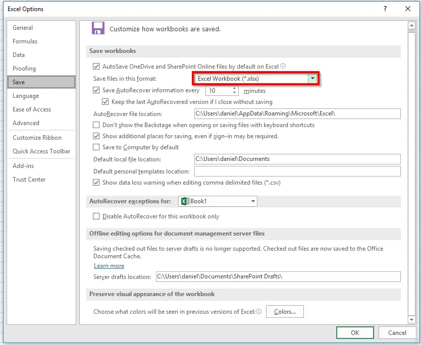 Compatibility Mode in Excel