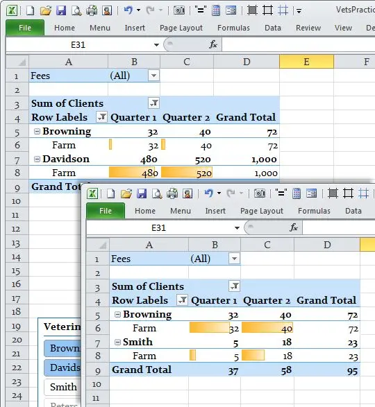 Conditional Formatting in Excel PivotTables