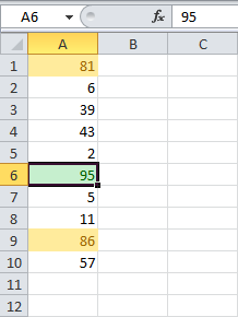 Conflicting conditional formatting rules in Excel