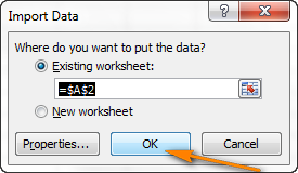 Convert CSV to Excel as a table