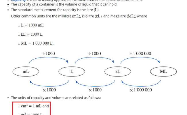 Convert liters (l) to other volume units