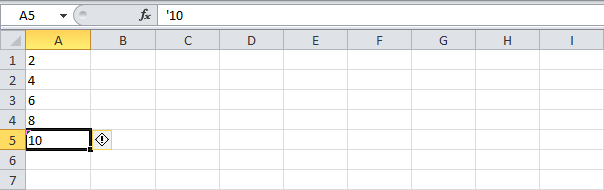 Convert numbers to text in Excel