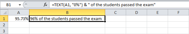 Convert numbers to text in Excel