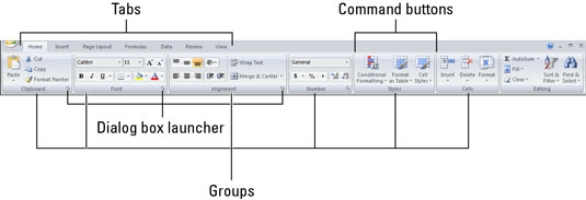 Correspondence between Excel 2003 menu commands and Excel 2007 ribbon commands