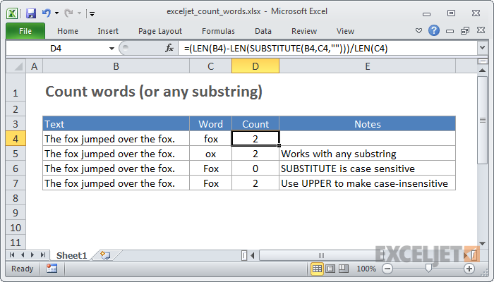 Count Occurrences Of Text In Excel Healthy Food Near Me