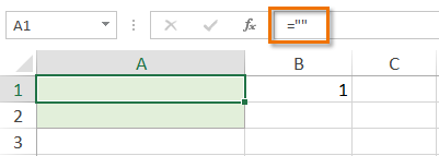 COUNTA function in Excel