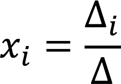 Cramers method for solving SLAE