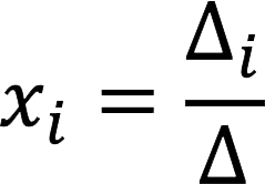 Cramers method for solving SLAE