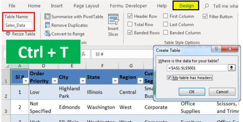 Crear una base de datos en Excel