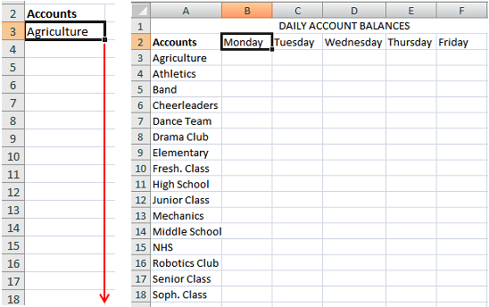 Create and use custom lists in Excel 2007 and 2010