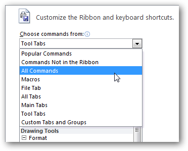 Creating a Custom Tab on the Menu Ribbon in Office 2010