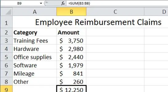 Creating a Pareto Chart in Excel