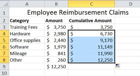 Creating a Pareto Chart in Excel