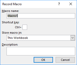 Creating and Applying Macros in Microsoft Excel