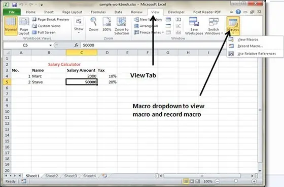 Creating and Applying Macros in Microsoft Excel