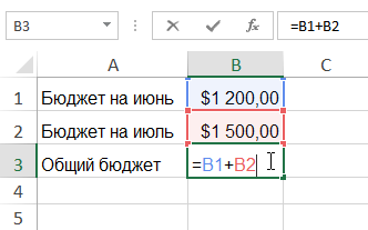 Creating Simple Formulas in Microsoft Excel