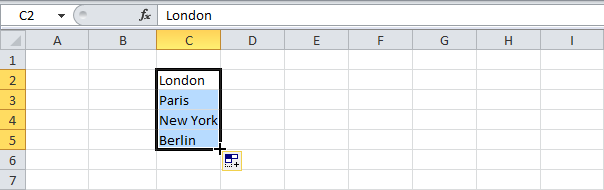 Custom Lists in Excel