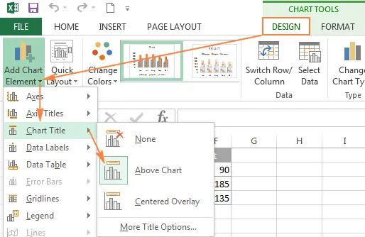 Customize charts in Excel: add title, axes, legend, data labels and more