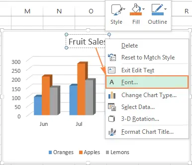 Customize charts in Excel: add title, axes, legend, data labels and more