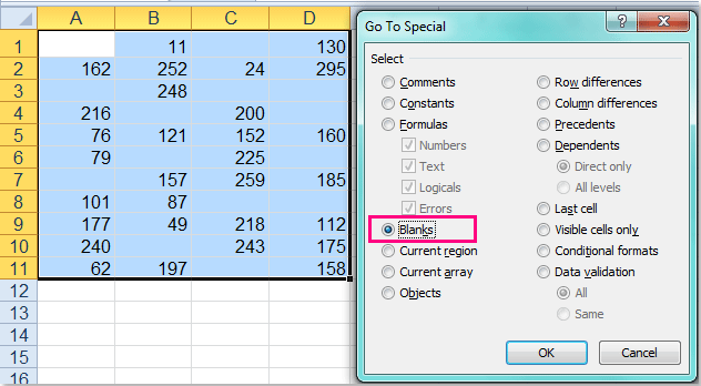 Dash di Excel: varietas dan cara menempatkan