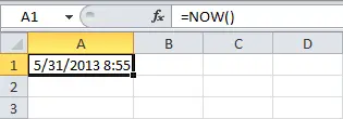 Date and time functions in Excel