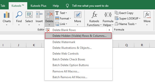 Izbrišite skrivene retke u Excelu. Jedan po jedan i svi odjednom