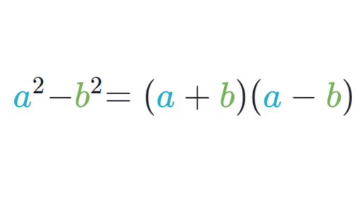 Difference of squares: formula and examples