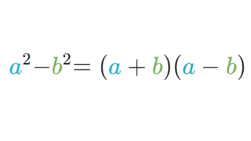 Difference of squares: formula and examples