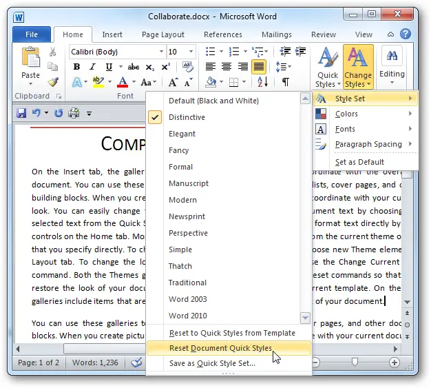 Disable Mini Toolbar and Preview in Word