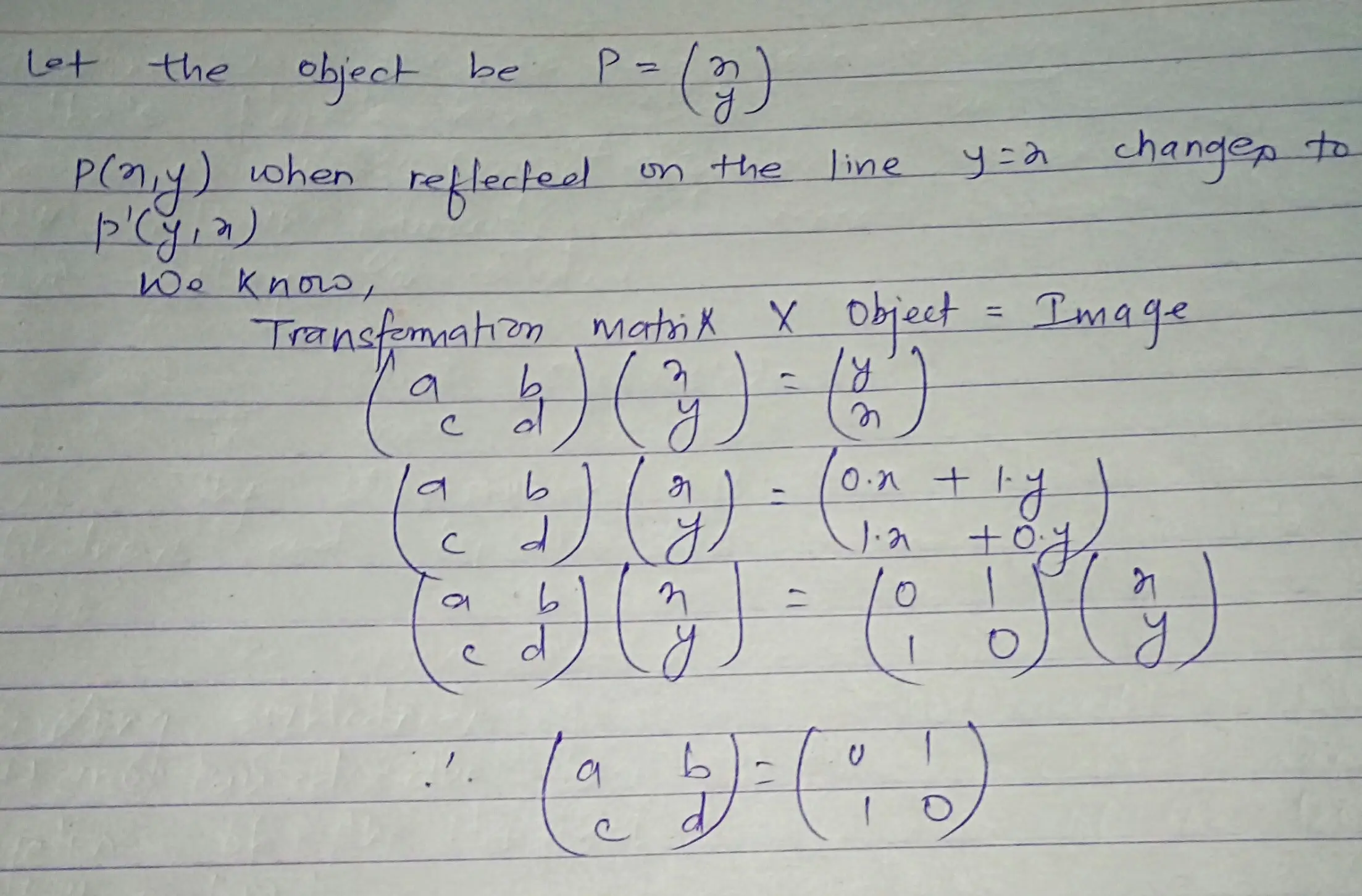 Equivalent matrix transformations