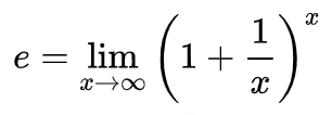 Euler number (e)