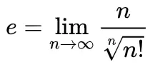 Euler number (e)