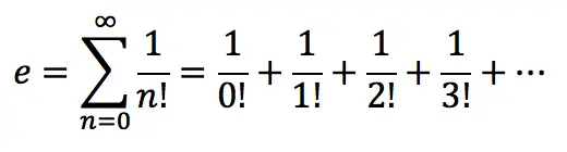 Euler number (e)