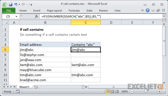 Excel Formula IF Cell Contains Text Then Value Is Equal To conditions 