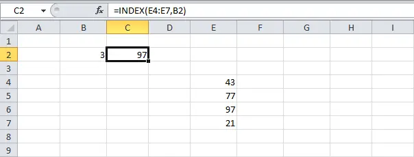 Excel functions for working with links and arrays