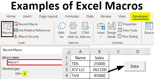 Excel macro examples