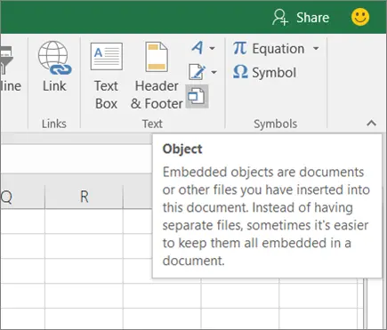 Excel Objects