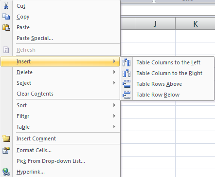 Excel: table or range - which one to choose?