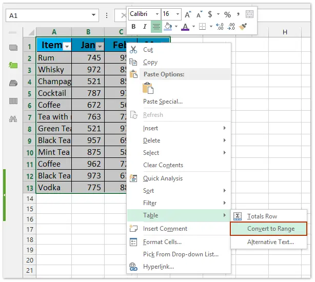 Excel: table or range &#8211; which one to choose?